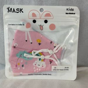 Little Girl’s Cloth Mask With Adjustable Ear Strap